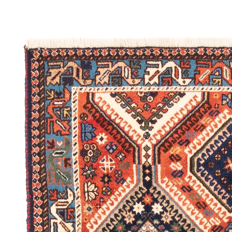 Perserteppich - Nomadic - 128 x 77 cm - rot