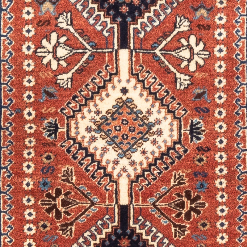 Perserteppich - Nomadic - 131 x 82 cm - rot
