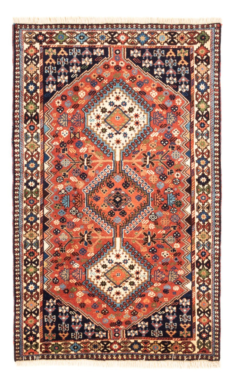 Perserteppich - Nomadic - 130 x 82 cm - rot