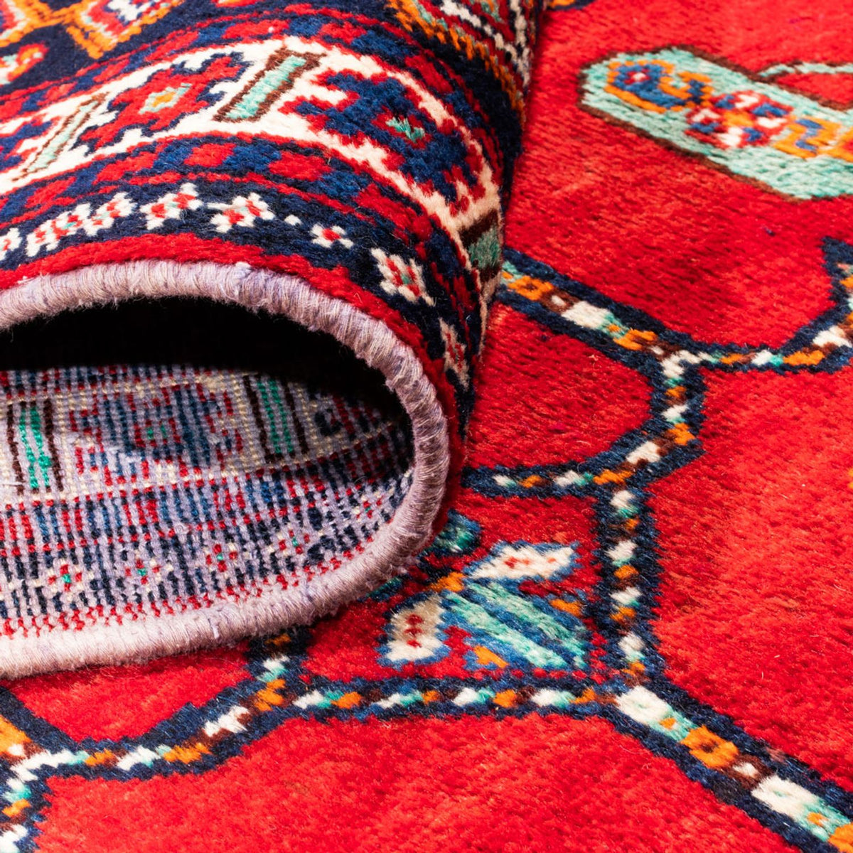 Perserteppich - Nomadic - 307 x 230 cm - rot