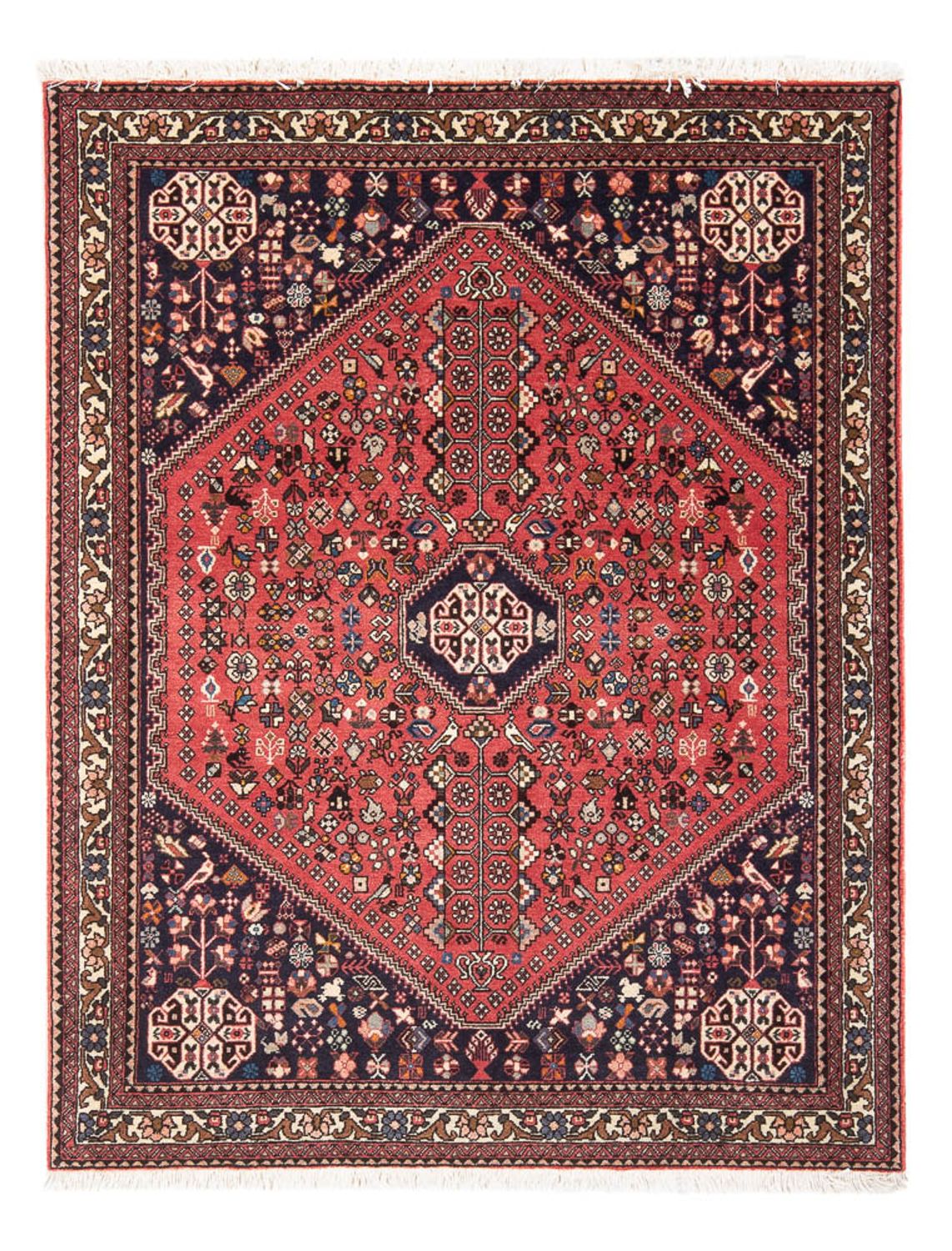 Perserteppich - Nomadic - 150 x 104 cm - rot