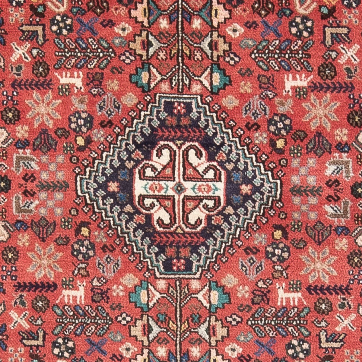 Perserteppich - Nomadic - 148 x 104 cm - rot