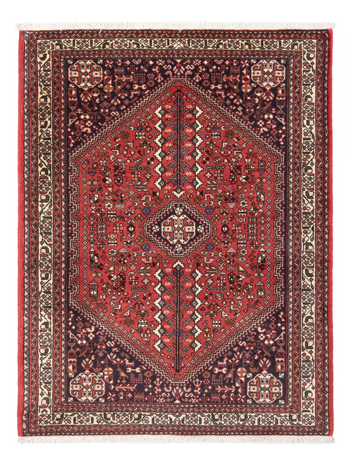 Perserteppich - Nomadic - 150 x 105 cm - rot