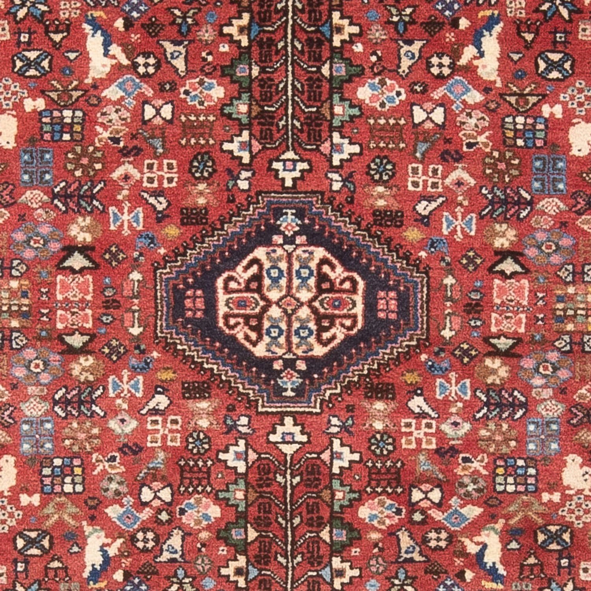 Perserteppich - Nomadic - 156 x 106 cm - rot