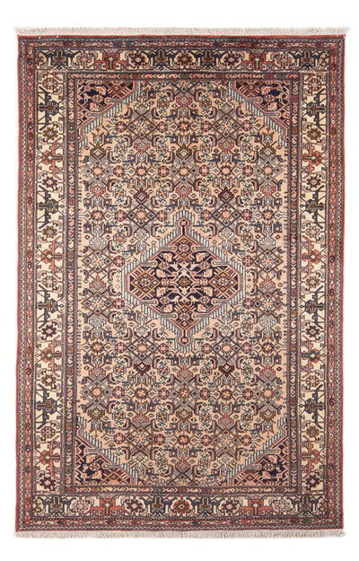 Hamadan Teppich 122x190cm - Perserteppich - lachs