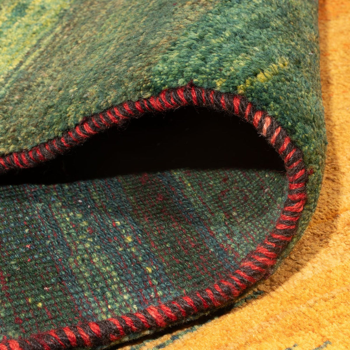 Gabbeh Teppich - Perser - 226 x 197 cm - mehrfarbig