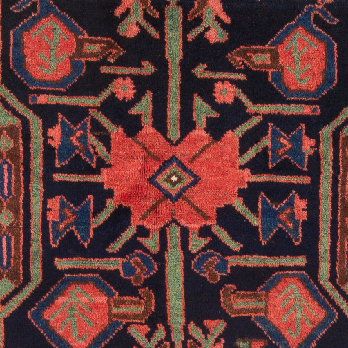 Perserteppich - Nomadic - Royal - 219 x 132 cm - dunkelblau