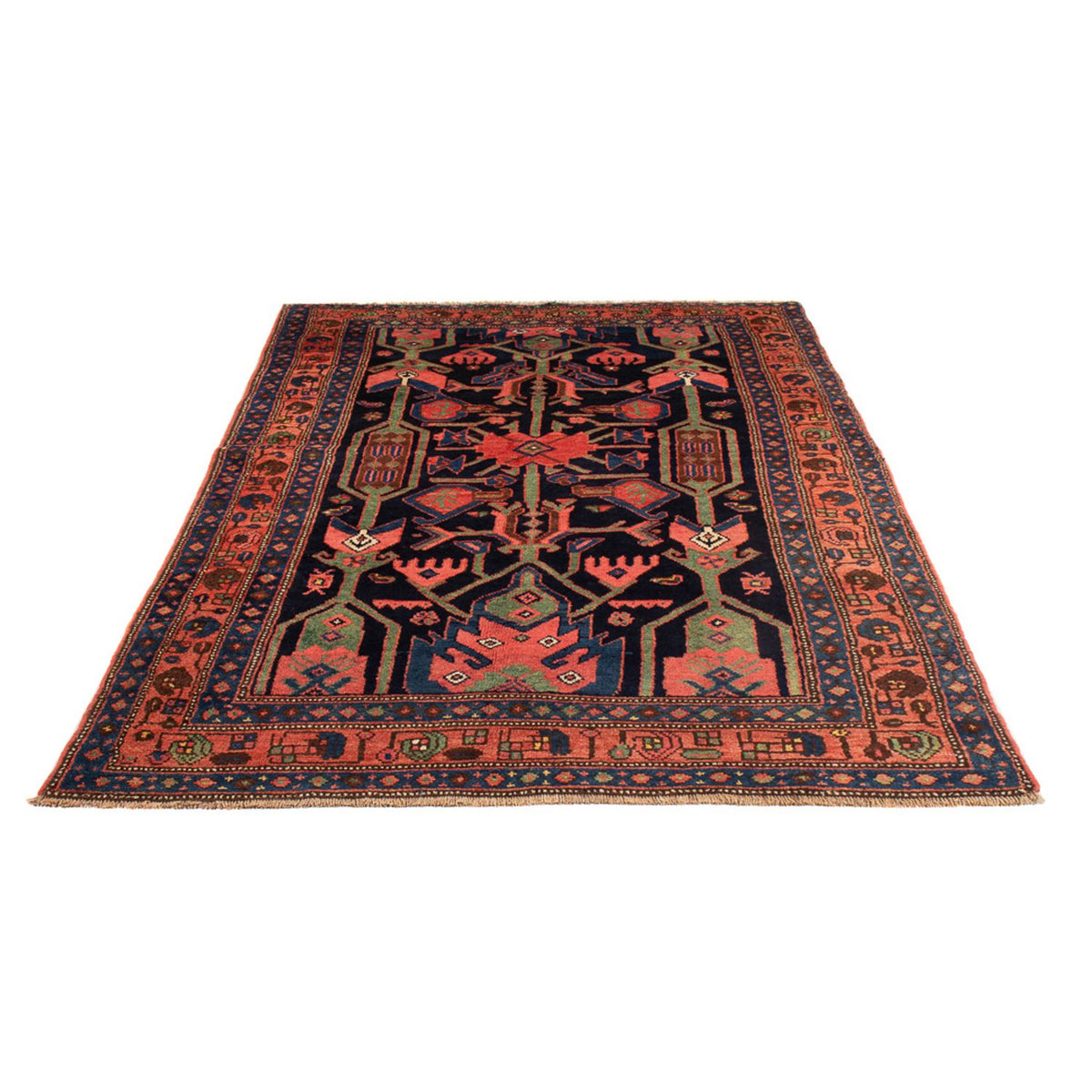 Perserteppich - Nomadic - Royal - 219 x 132 cm - dunkelblau