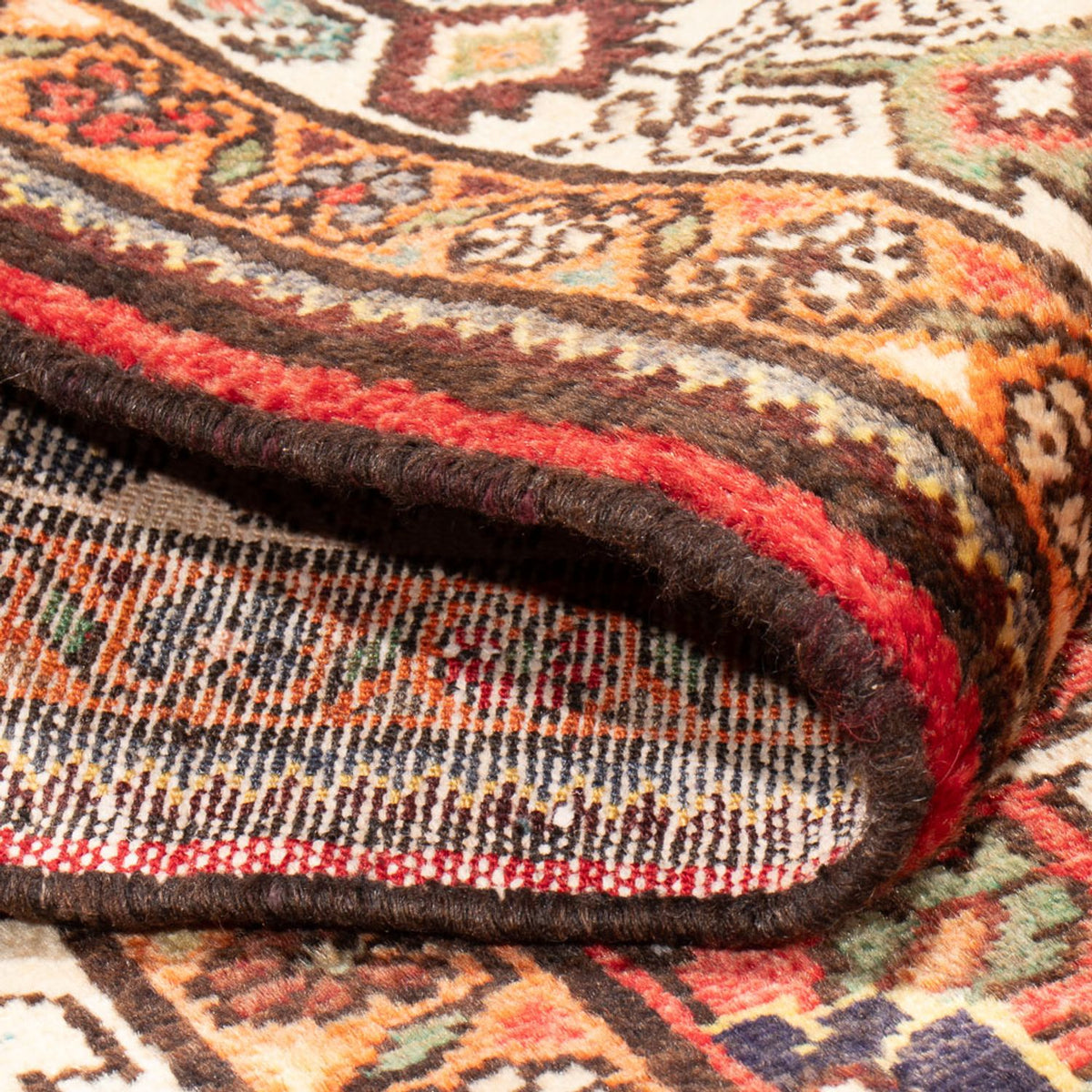 Perserteppich - Nomadic - Royal - 225 x 142 cm - rot