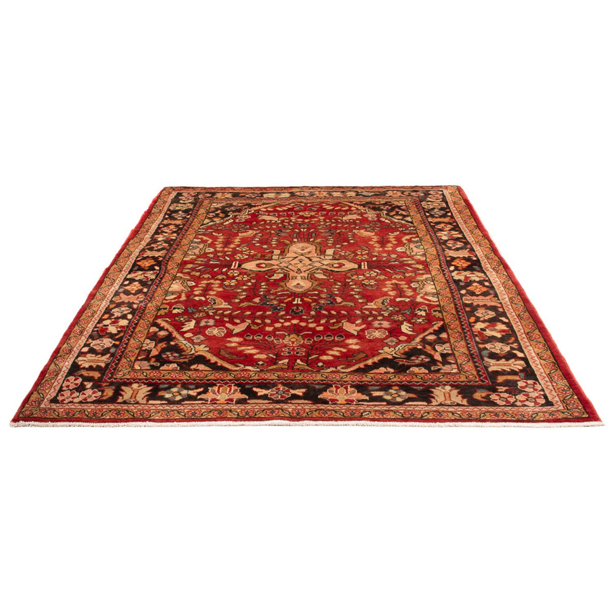 Perserteppich - Nomadic - Royal - 226 x 165 cm - rot