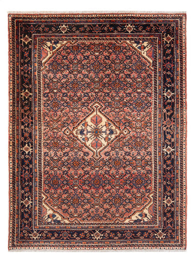 Hamadan Teppich 148x211cm - Perserteppich - rot