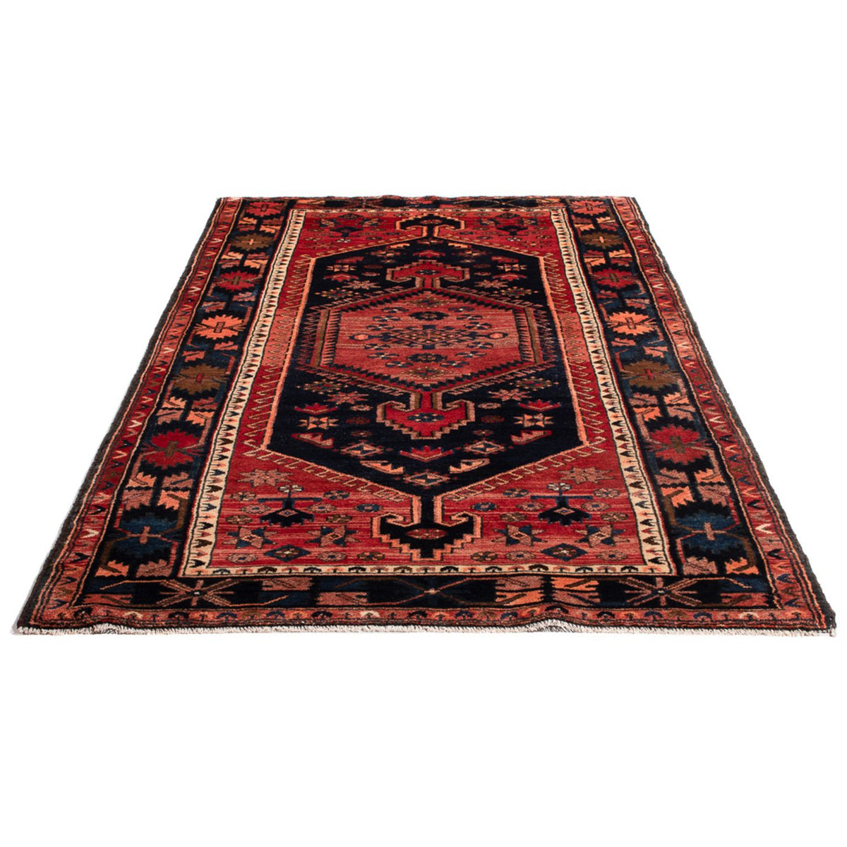 Läufer Perser - Nomadic - 235 x 123 cm - dunkelblau