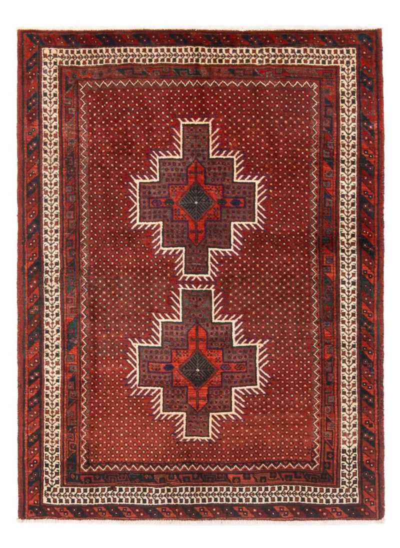 Perserteppich - Nomadic - 186 x 131 cm - rot