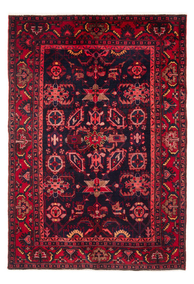 Hamadan Teppich 140x210cm - Perserteppich - dunkelblau
