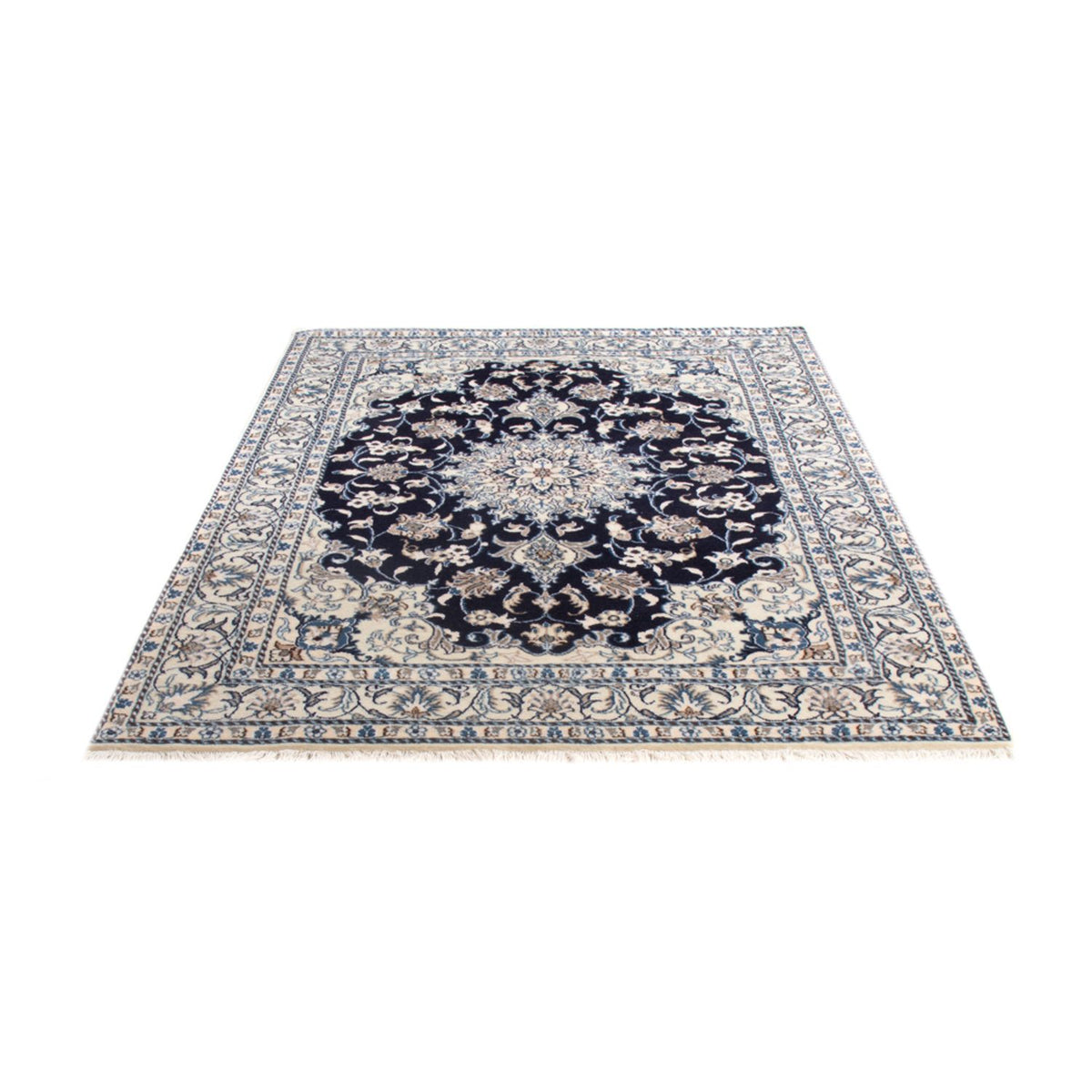 Perserteppich - Nain - Royal - 203 x 144 cm - blau