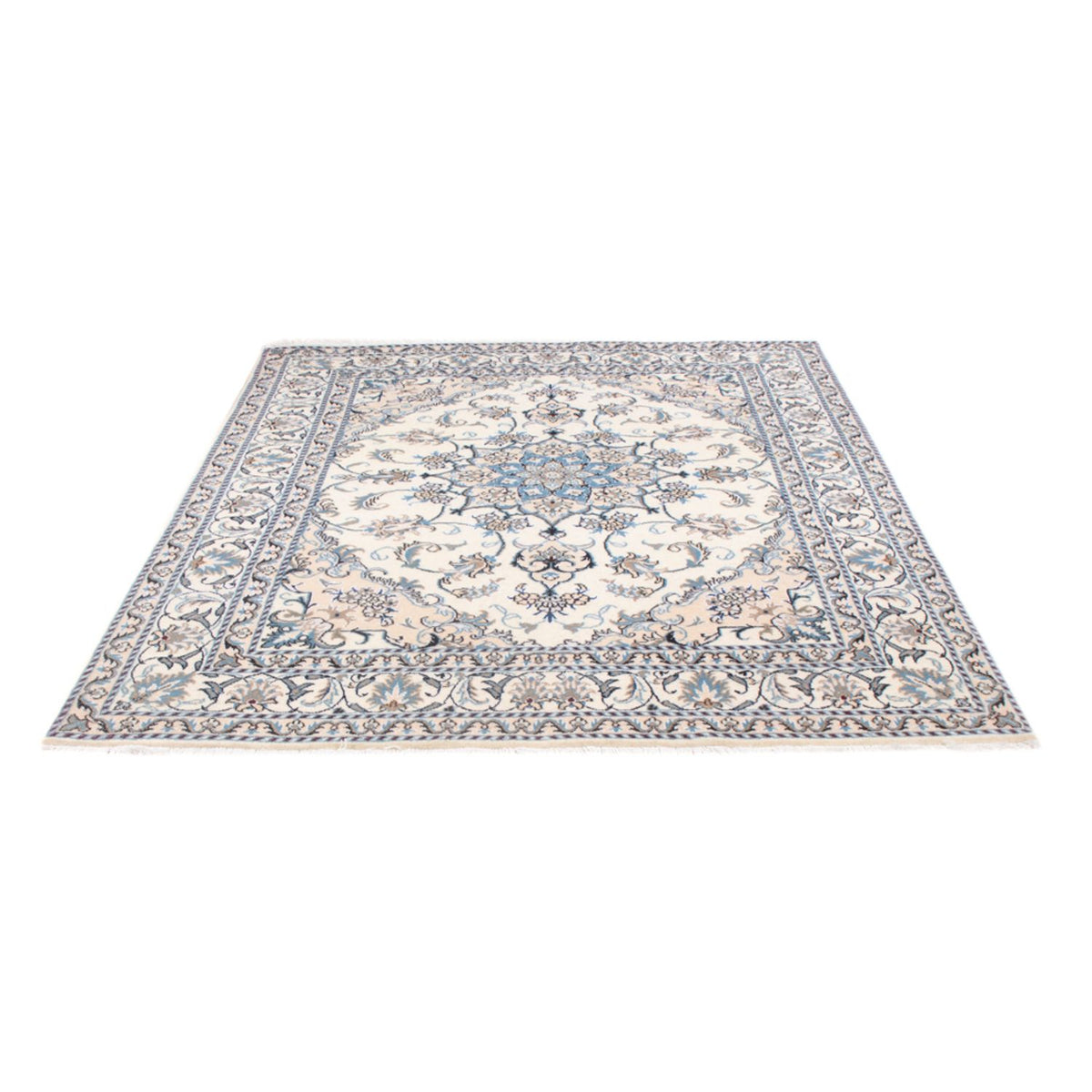 Perserteppich - Nain - Royal - 198 x 148 cm - creme
