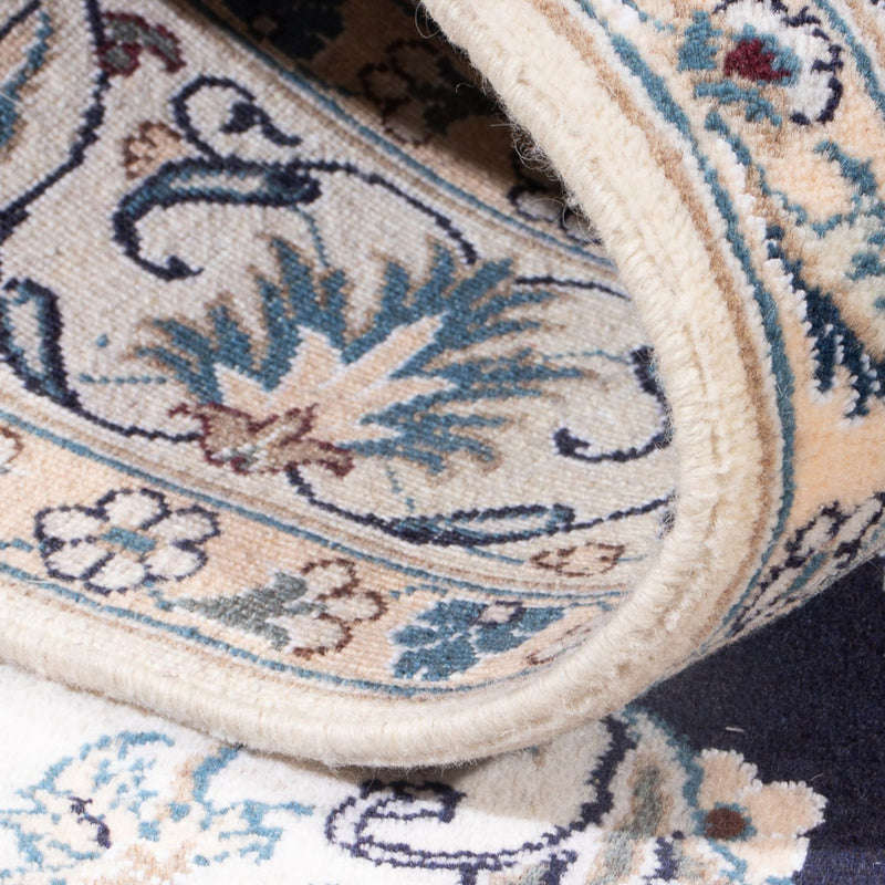 Perserteppich - Nain - Royal - 194 x 145 cm - dunkelblau