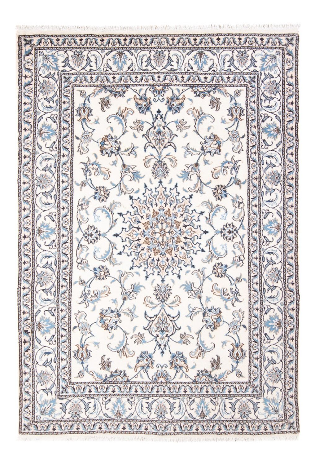 Perserteppich - Nain - Royal - 210 x 144 cm - creme