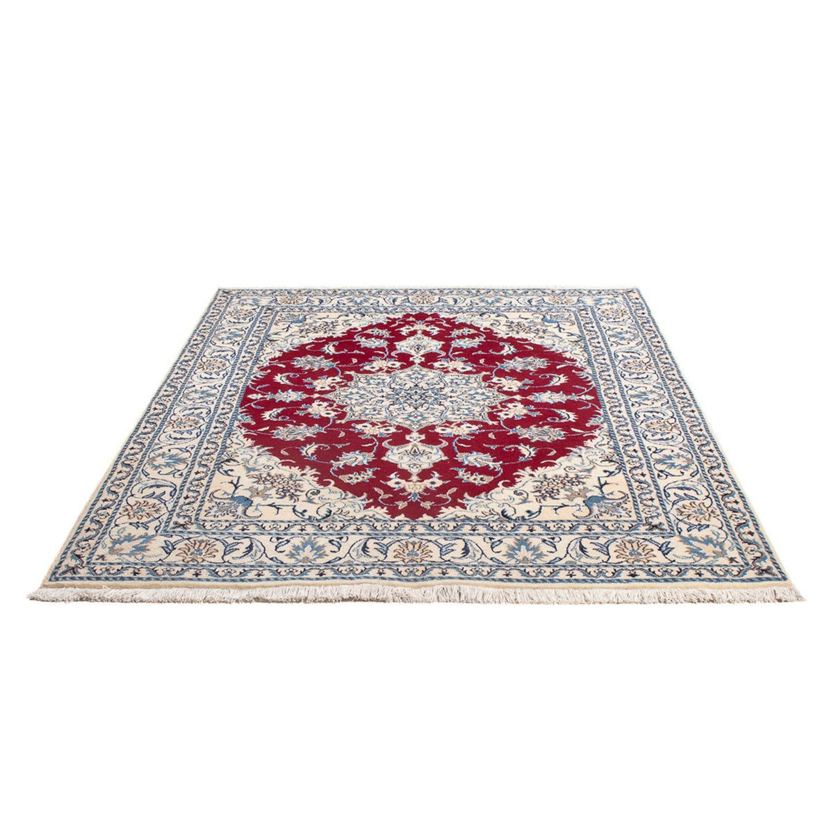 Perserteppich - Nain - Royal - 195 x 148 cm - rot