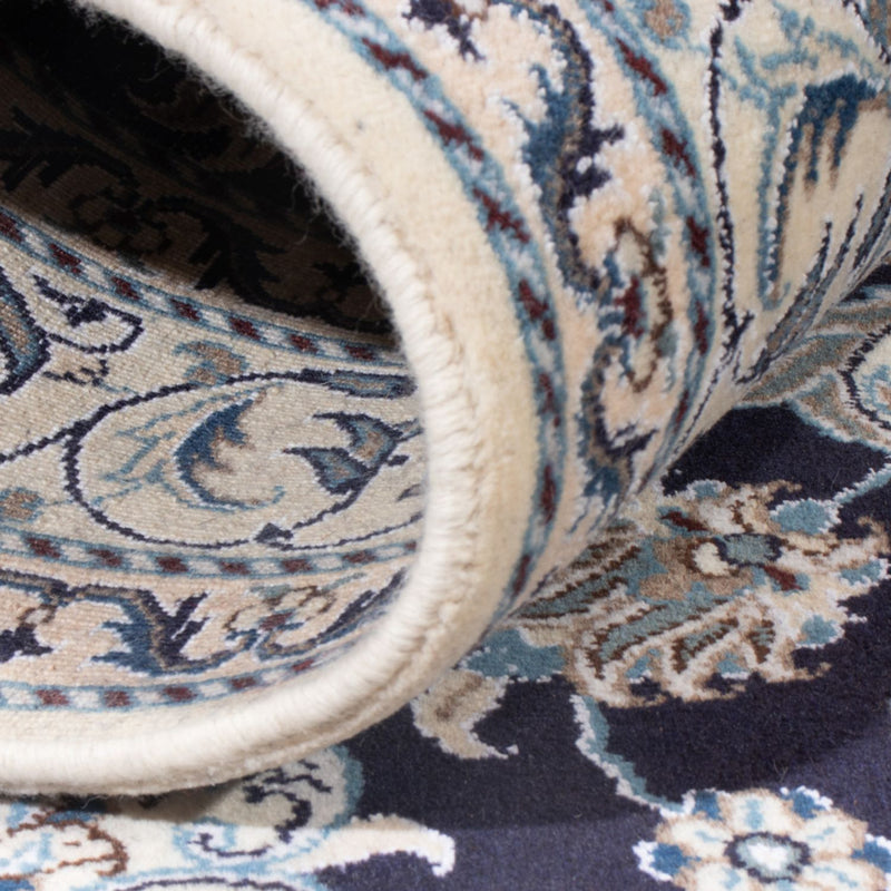 Perserteppich - Nain - Royal - 194 x 149 cm - dunkelblau