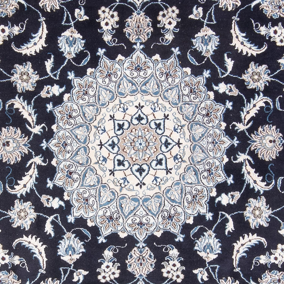 Perserteppich - Nain - 295 x 191 cm - dunkelblau