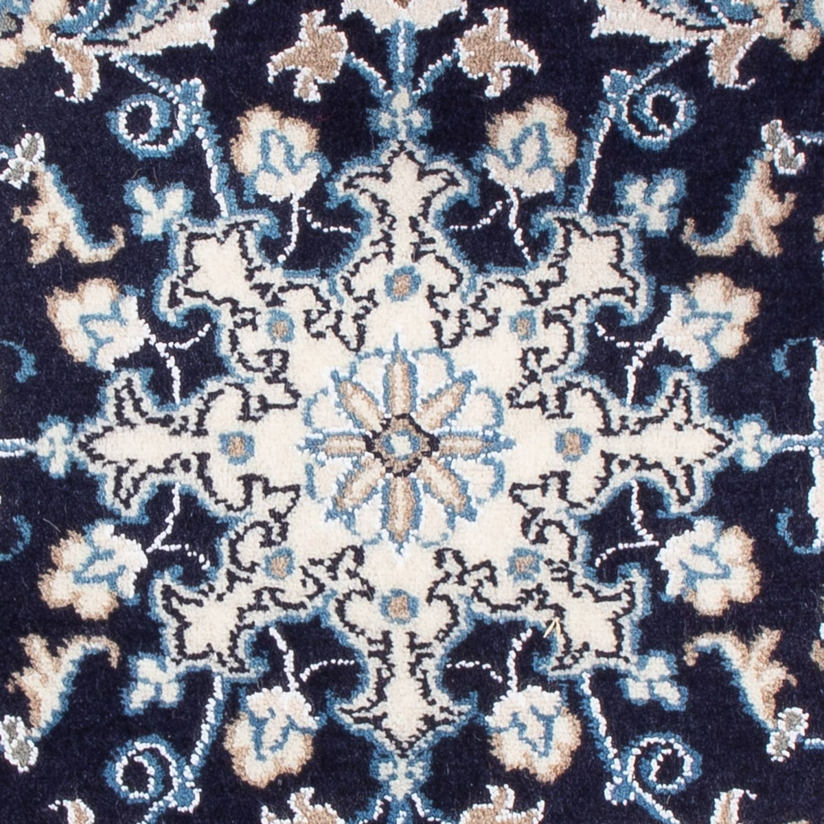 Perserteppich - Nain - Royal - 90 x 60 cm - dunkelblau