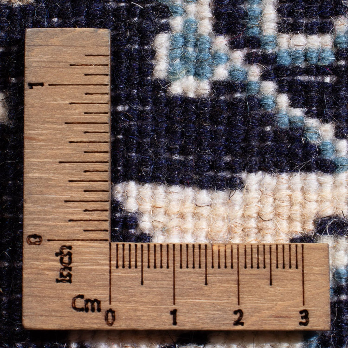 Perserteppich - Nain - Royal - 90 x 60 cm - dunkelblau