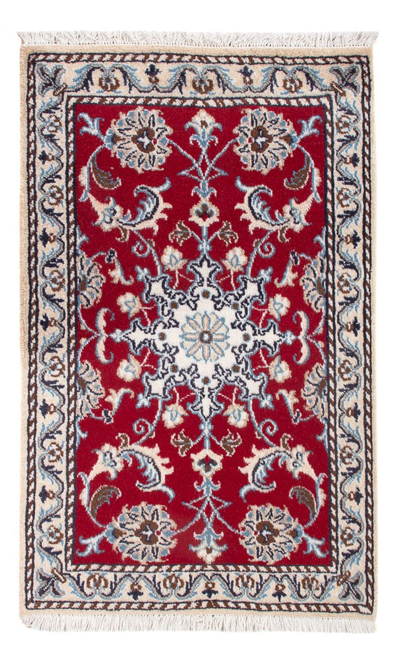 Perserteppich - Nain - Royal - 90 x 60 cm - rot