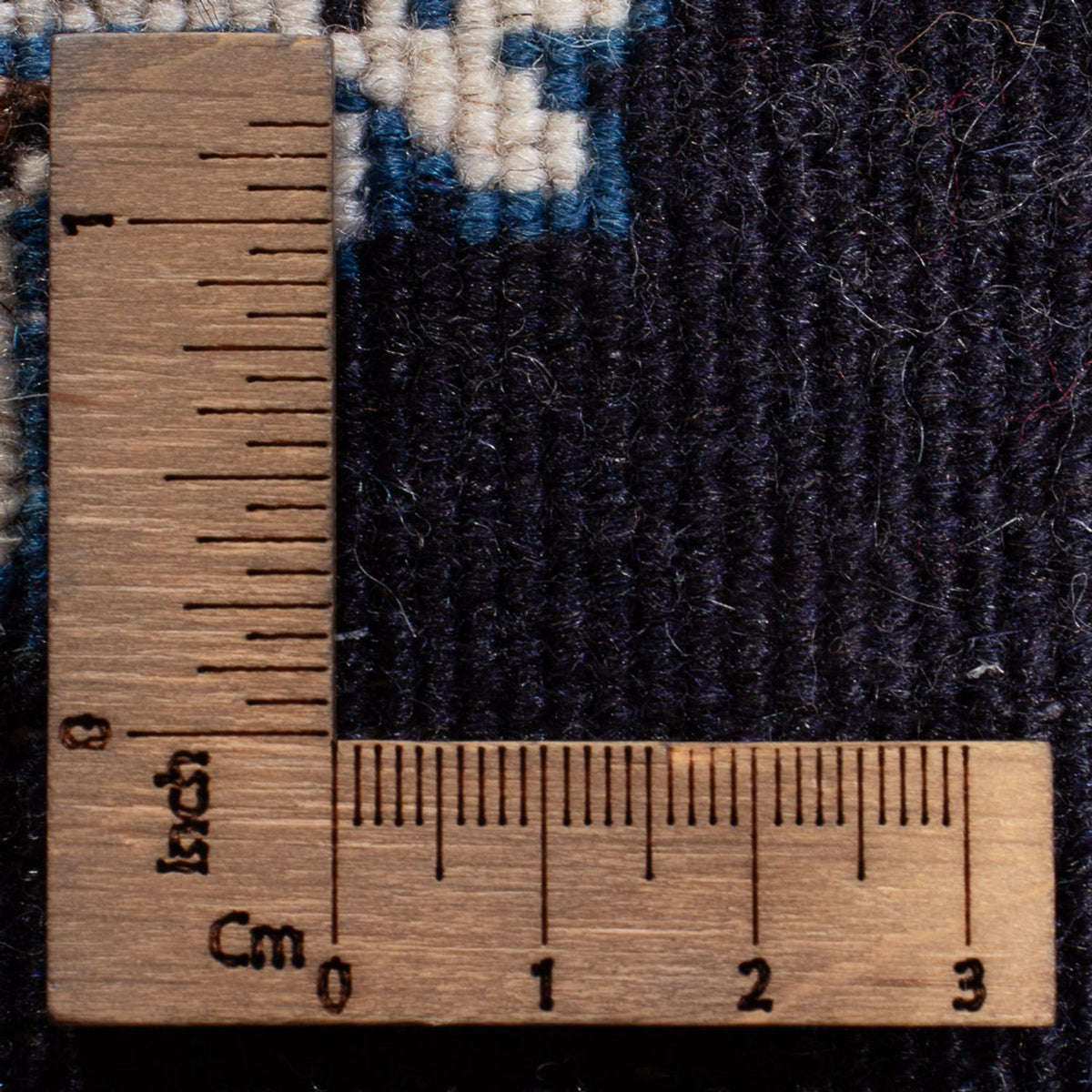 Perserteppich - Nain - Royal - 60 x 40 cm - dunkelblau