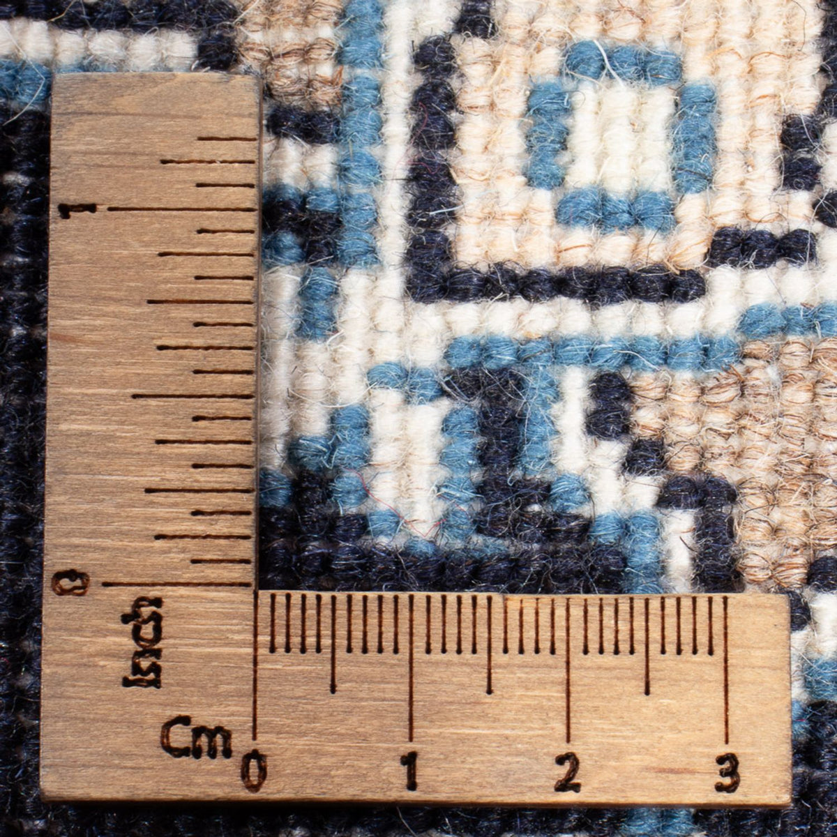 Perserteppich - Nain - Royal - 60 x 40 cm - dunkelblau