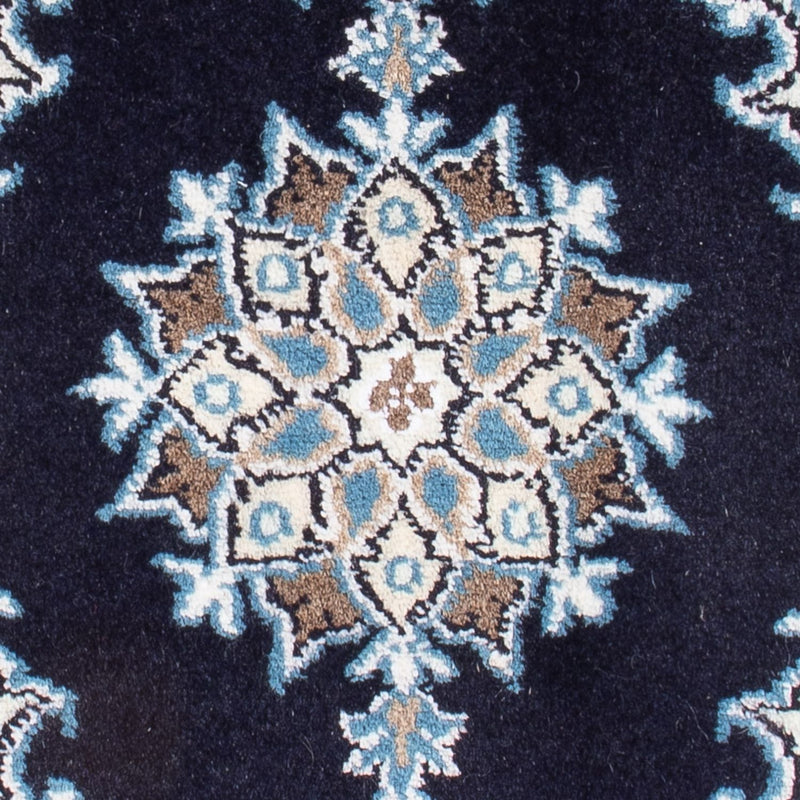 Perserteppich - Nain - Royal - 60 x 40 cm - dunkelblau
