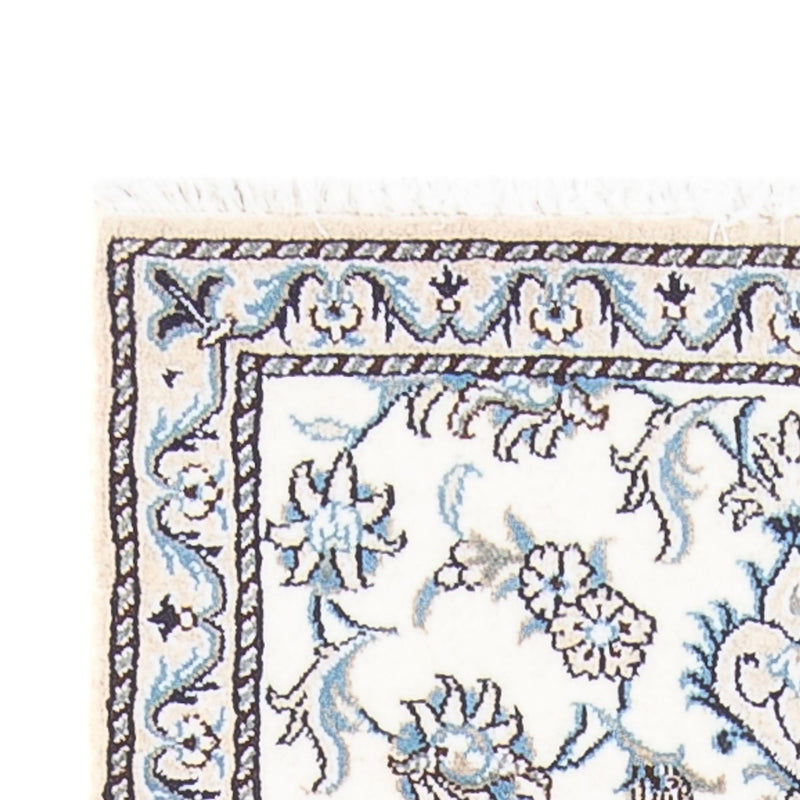 Läufer Perser - Nain - 198 x 78 cm - silber