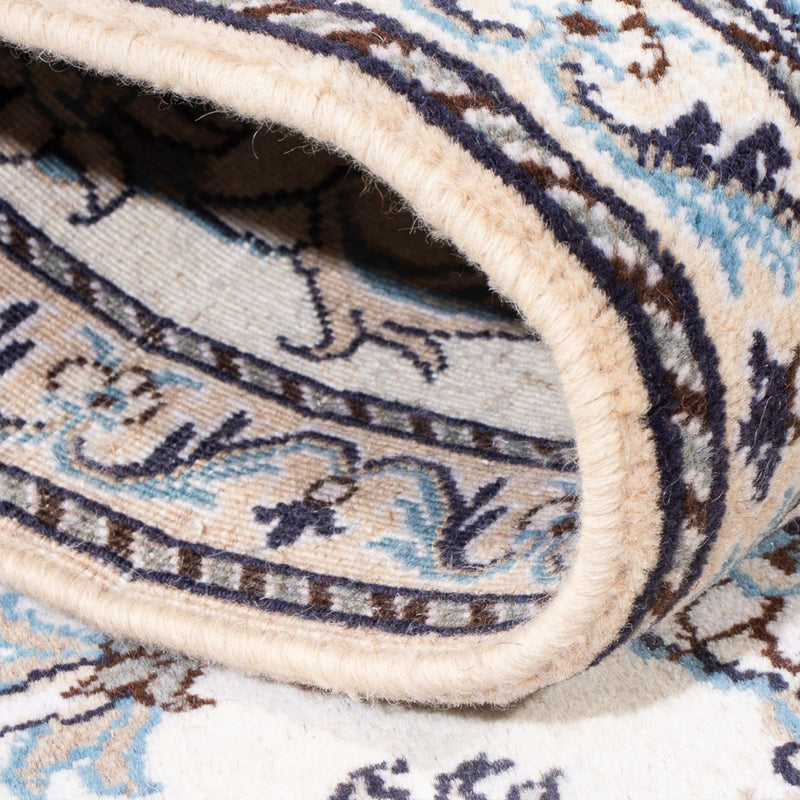 Läufer Perser - Nain - 198 x 78 cm - silber