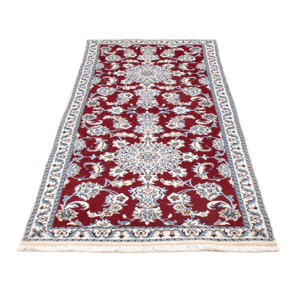 Läufer Perser - Nain - 206 x 76 cm - rot