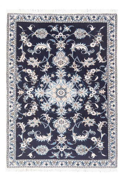 Nain Tapis 90x140cm - Tapis persan - bleu foncé