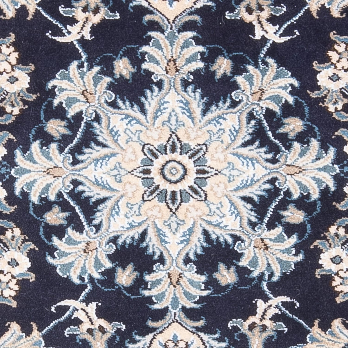 Perserteppich - Nain - 140 x 90 cm - dunkelblau