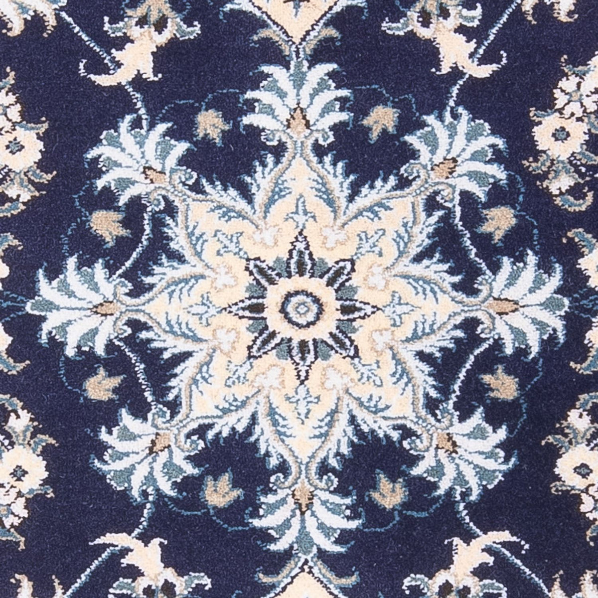 Perserteppich - Nain - 140 x 90 cm - dunkelblau