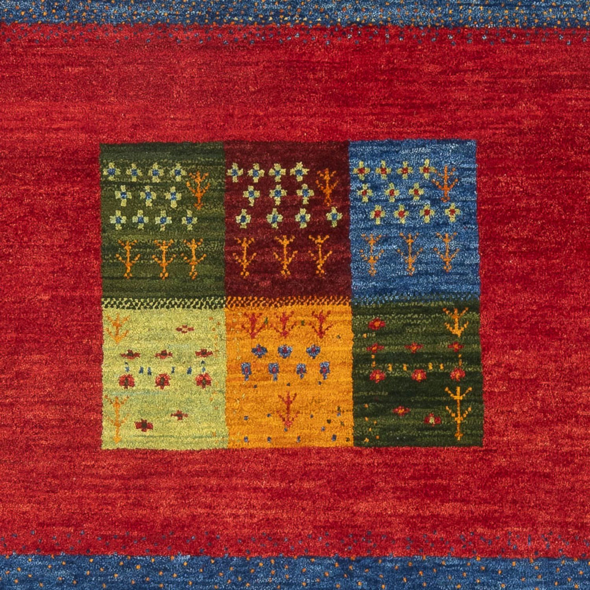 Gabbeh Teppich - Perser - 178 x 119 cm - mehrfarbig