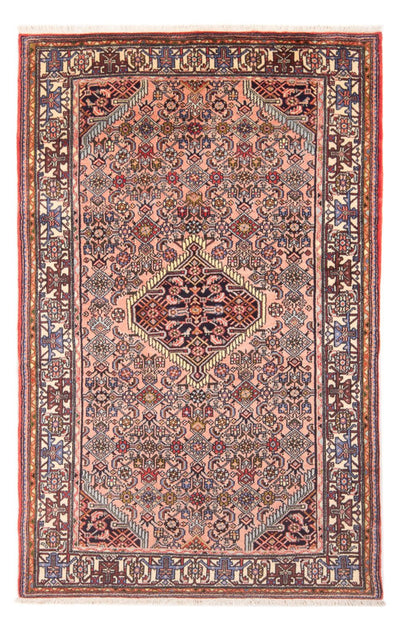 Hamadan Teppich 123x197cm - Perserteppich - rot