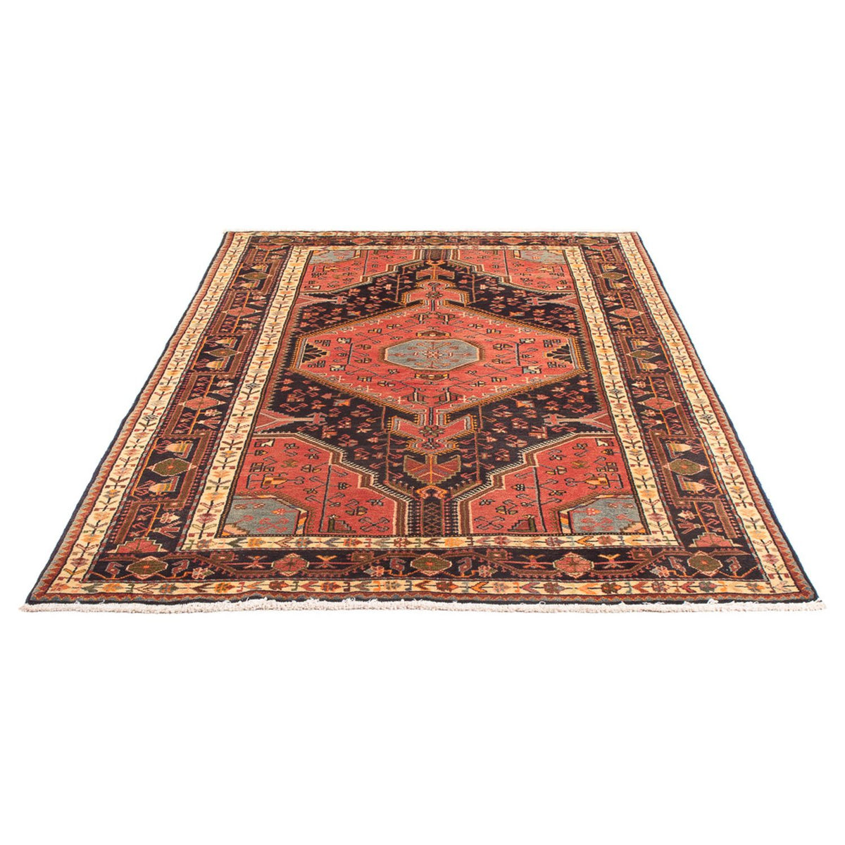 Perserteppich - Nomadic - 223 x 137 cm - hellrot