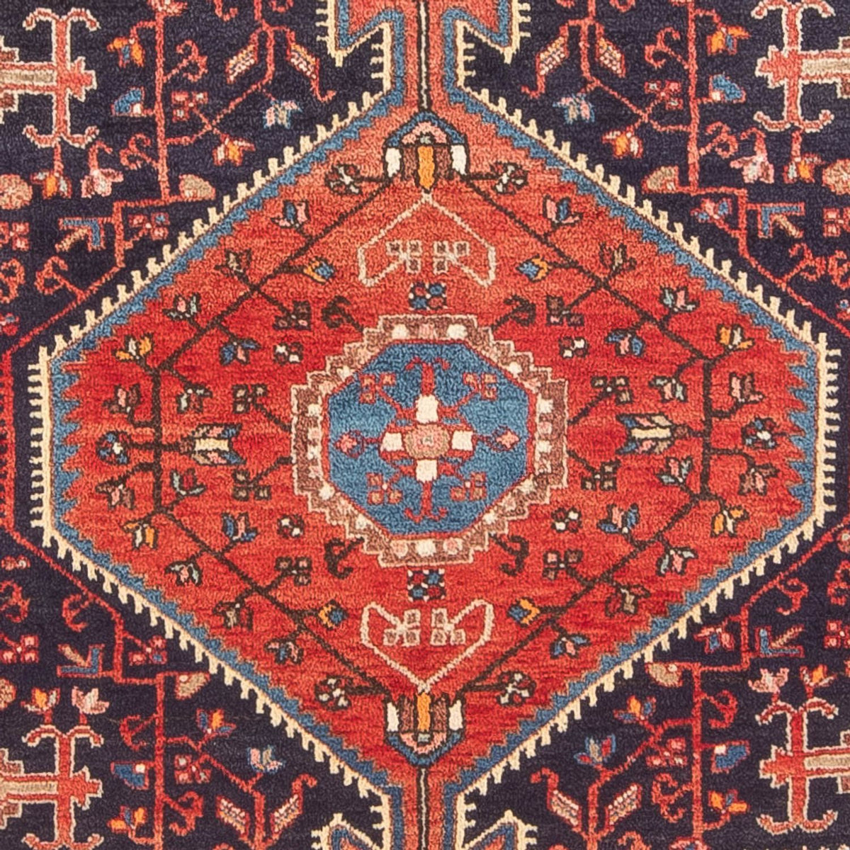 Perserteppich - Nomadic - 225 x 138 cm - hellrot