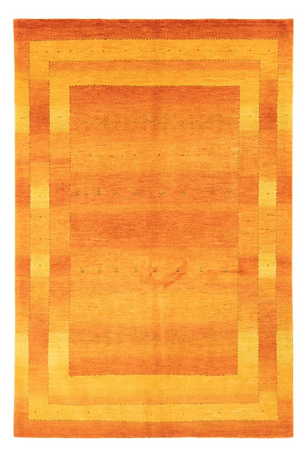 Gabbeh Teppich - Loribaft Perser - 251 x 169 cm - gold