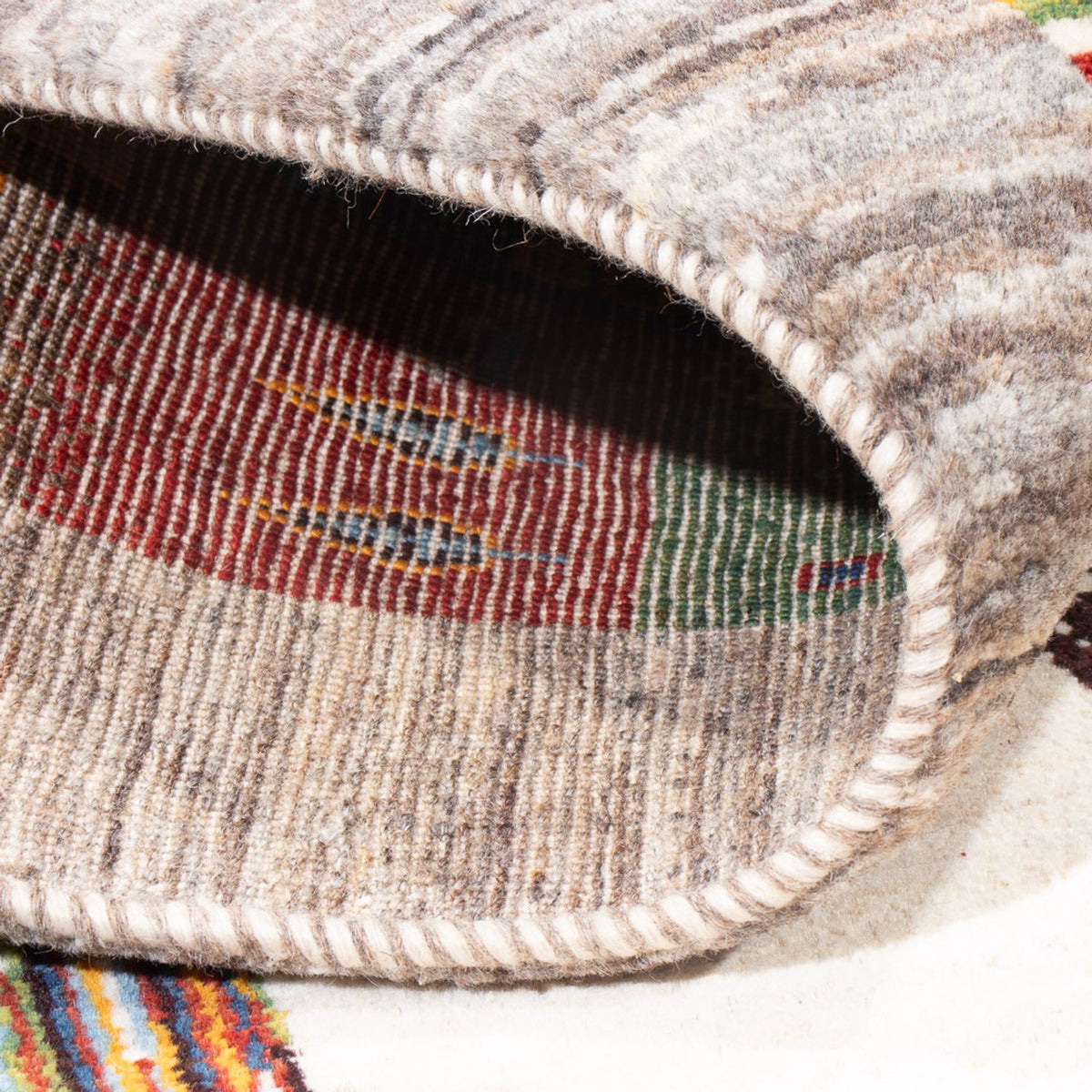 Gabbeh Teppich - Loribaft Perser - 258 x 178 cm - mehrfarbig