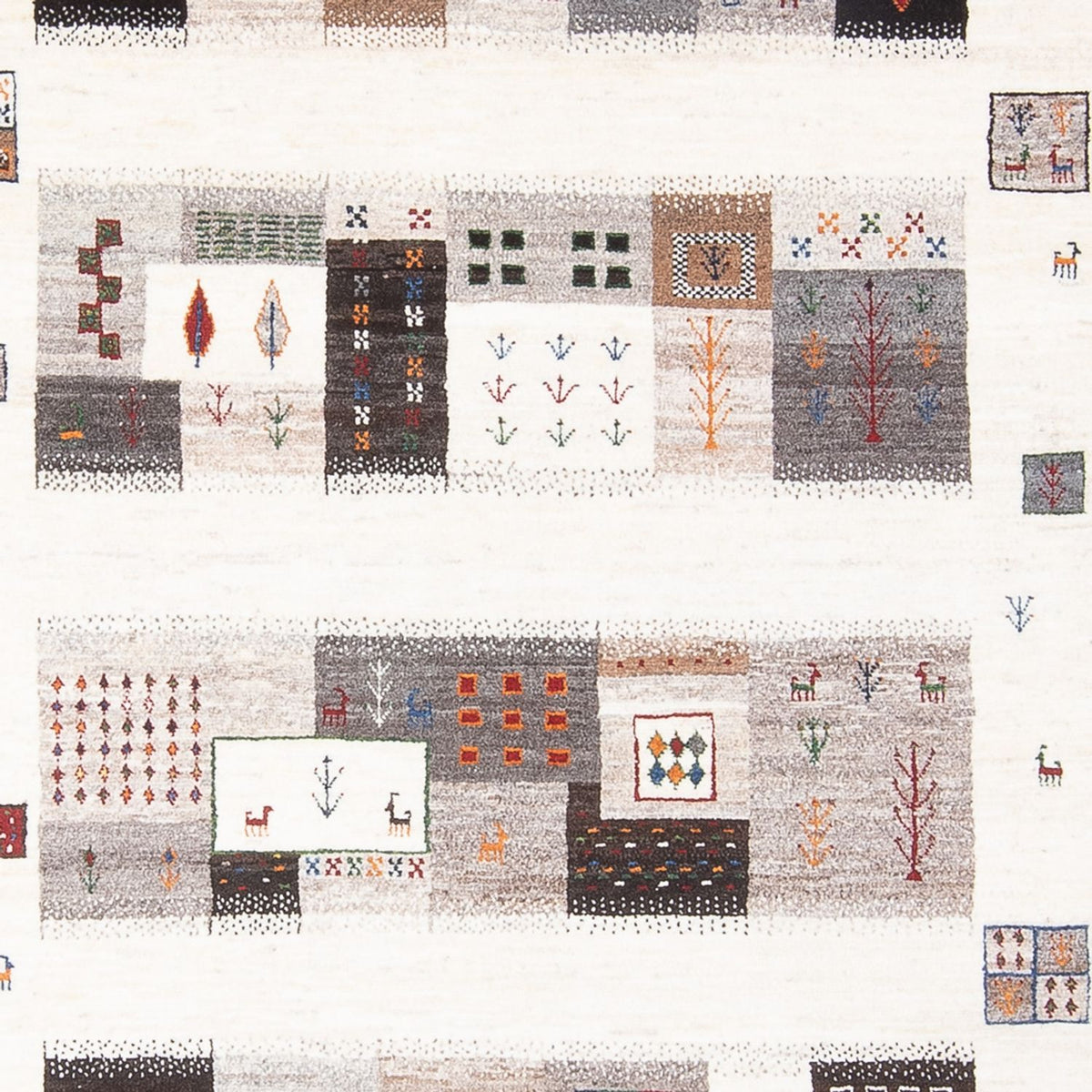 Gabbeh Teppich - Loribaft Perser - 278 x 201 cm - mehrfarbig