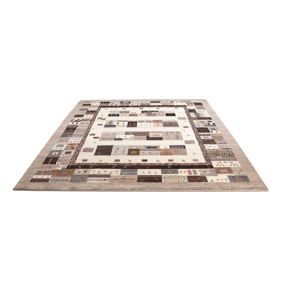 Gabbeh Teppich - Loribaft Perser - 278 x 201 cm - mehrfarbig