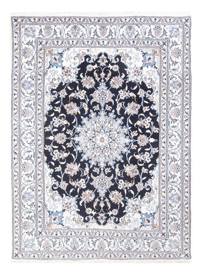 Nain - 9La Tappeto 145x210cm - Tappeto persiano - blu scuro