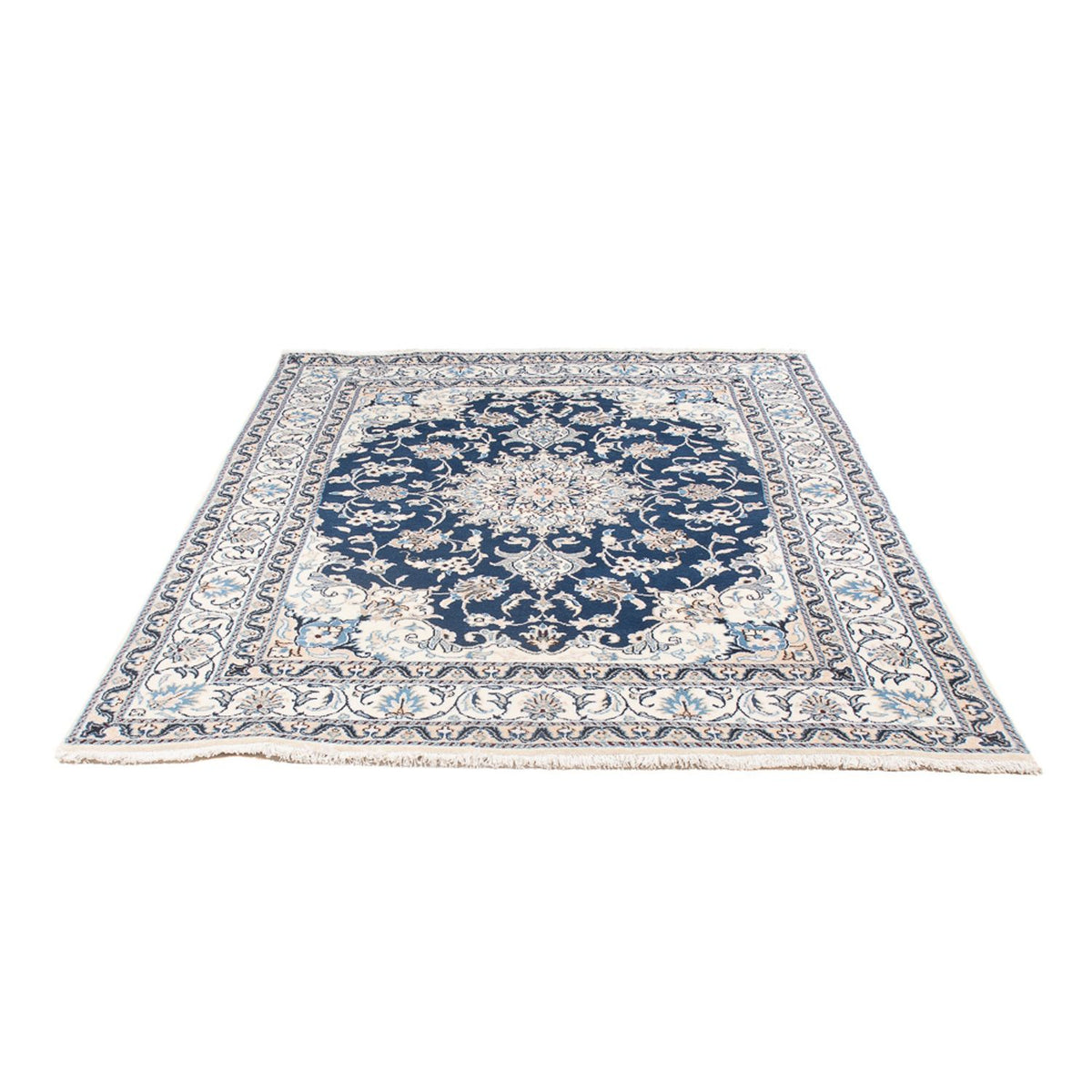 Perserteppich - Nain - Royal - 206 x 149 cm - blau