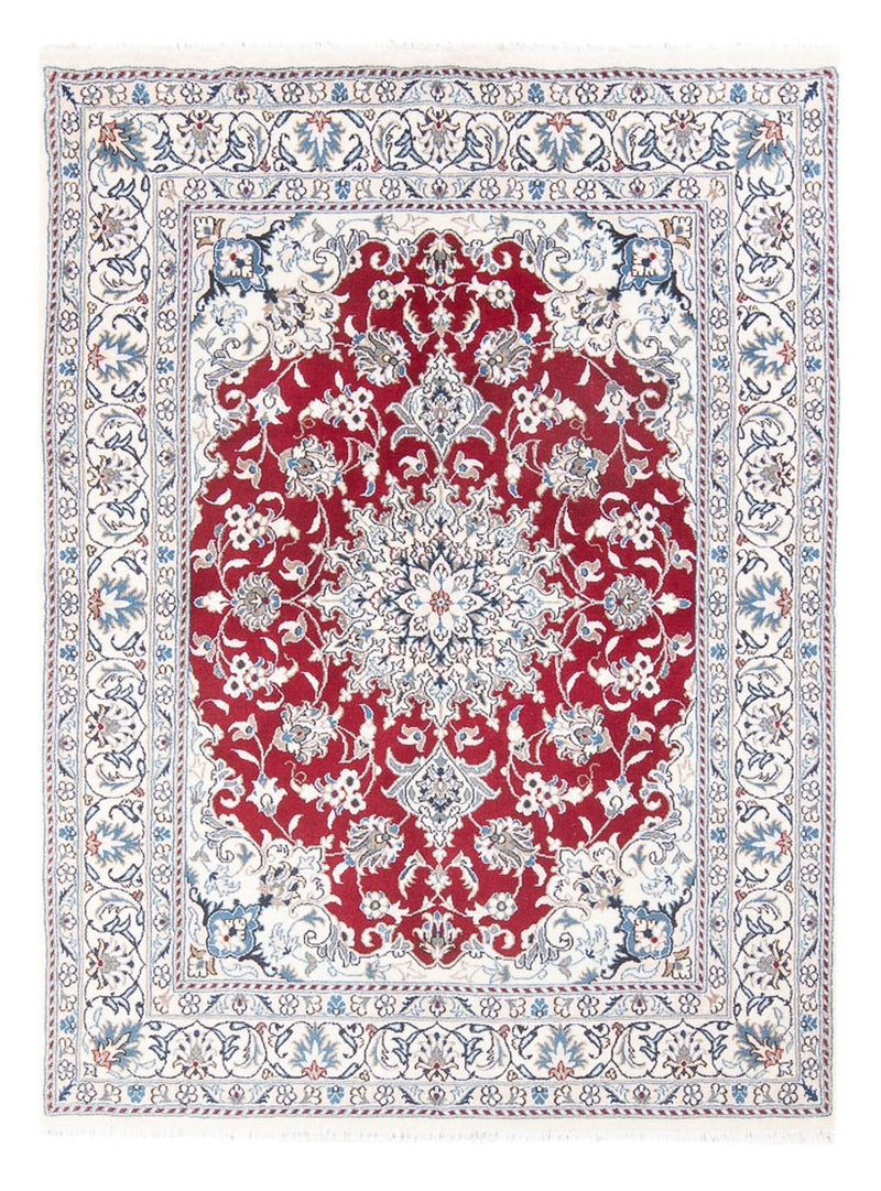 Perserteppich - Nain - Royal - 197 x 142 cm - rot