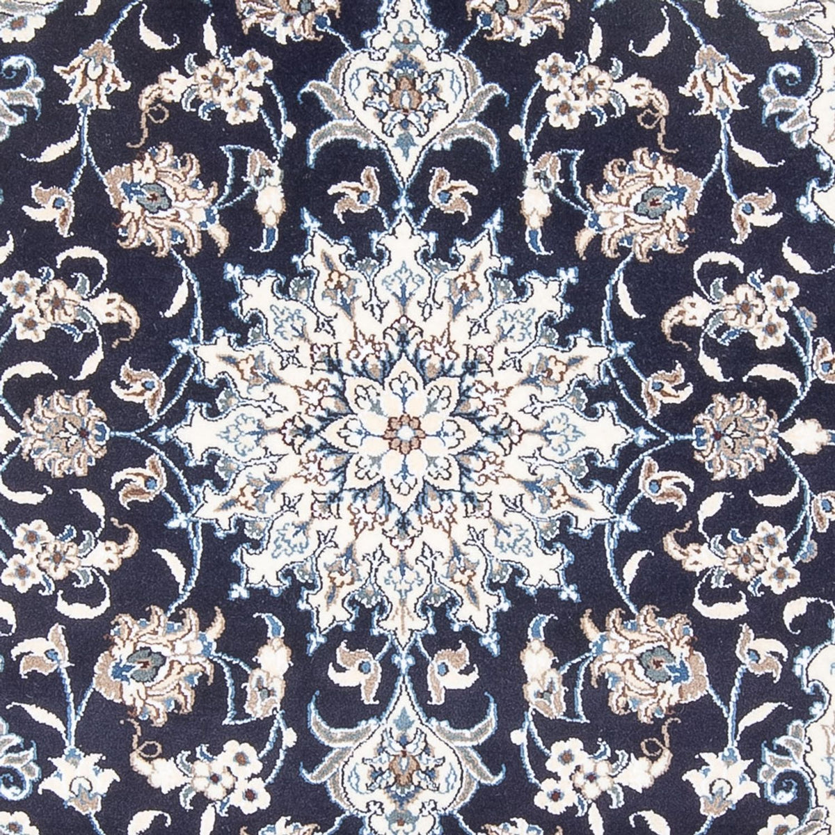 Perserteppich - Nain - Royal - 197 x 151 cm - dunkelblau