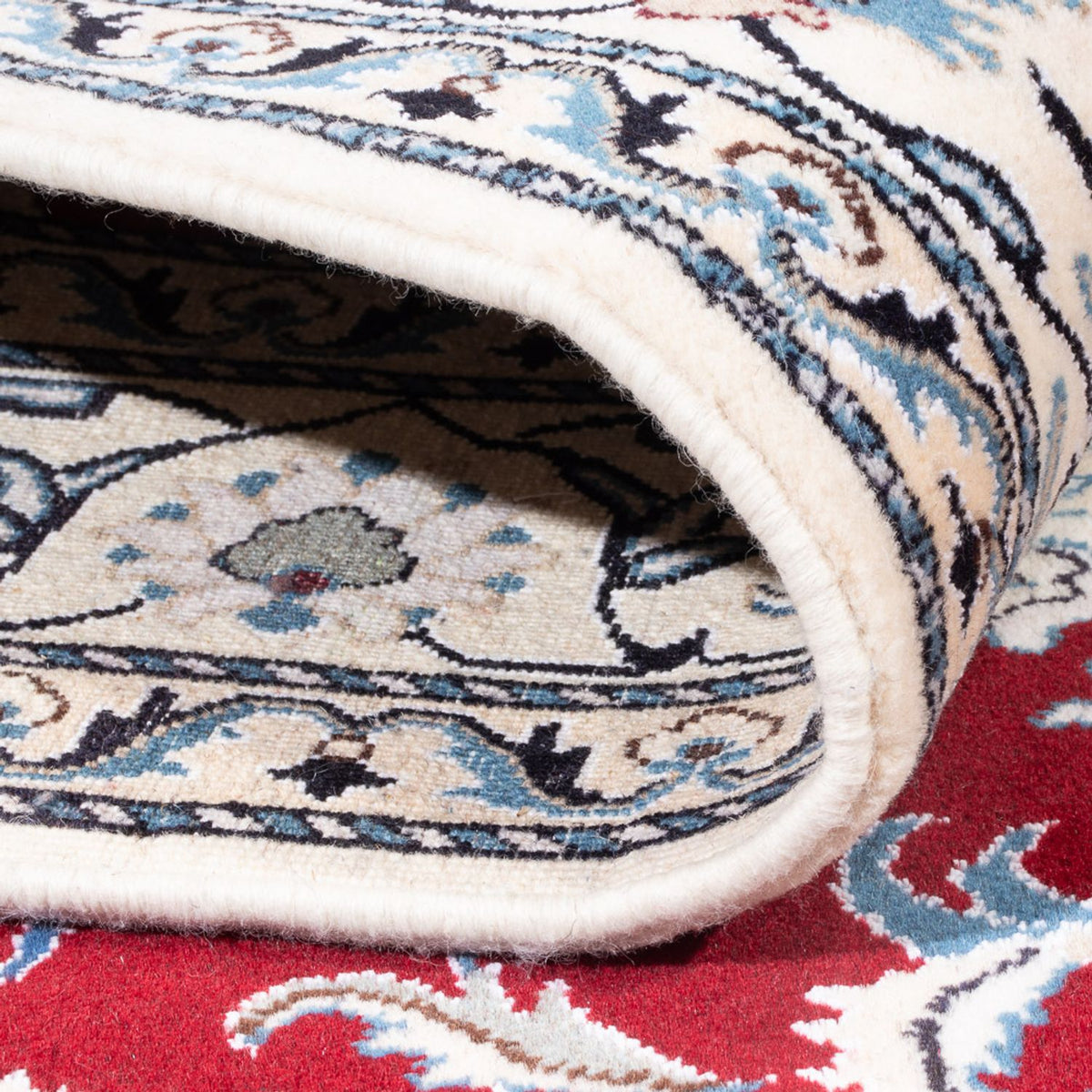 Perserteppich - Nain - 233 x 165 cm - rot